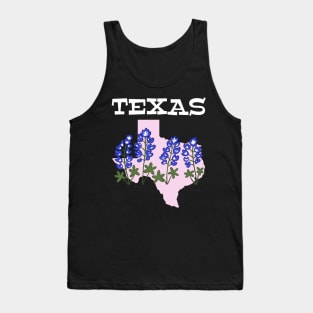 Texas Bluebonnets State Wildflower Tank Top